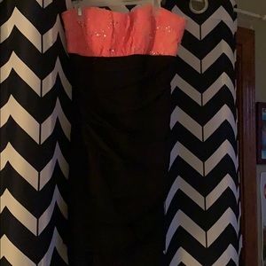 Strapless Semi-Formal Dress